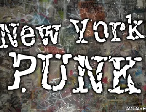 New York Punk font