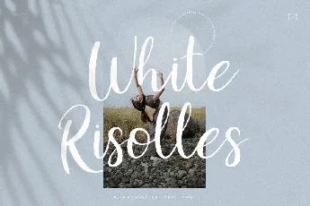 White Risolles font