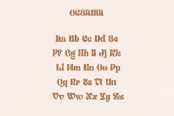 Oceania font