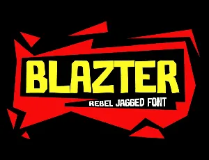 BLAZTER font