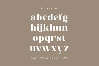 Palm Royale font