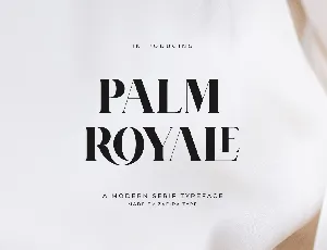 Palm Royale font