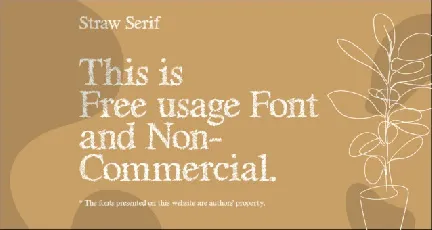 Straw Serif font