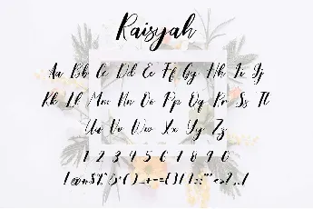 Raisyah font