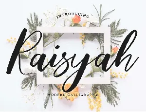 Raisyah font