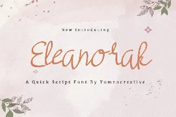 Eleanorak font