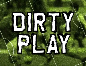 Dirty Play font