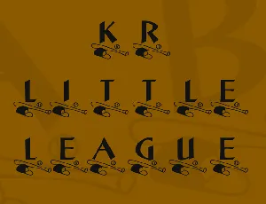 KR Little League font