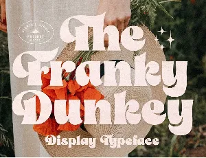 The Franky Dunkey font