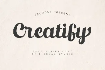 Creatify Script font