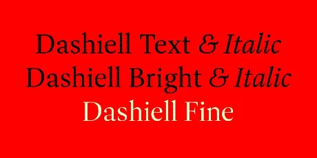 Dashiell Fine font