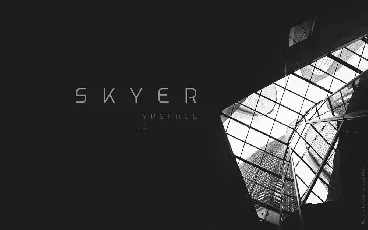 Skyer font