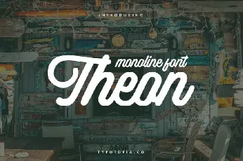 Theon Handwritten font