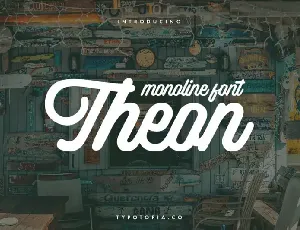 Theon Handwritten font