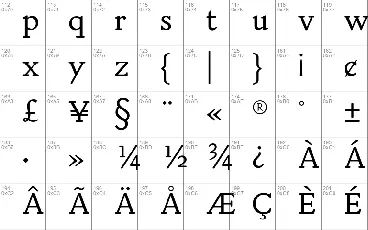 Mebinac font