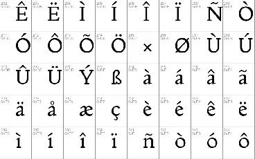 Mebinac font