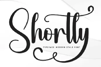 Shortly Script font