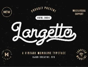 Largetto font