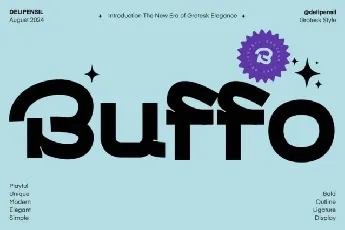 Buffo font