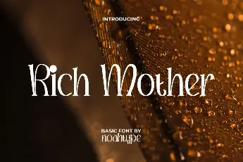 RichMotherDemo font