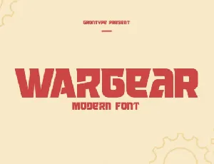 Wargear Typeface font