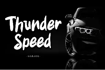 Black Thunder font