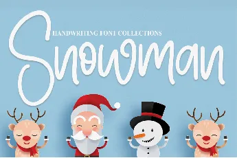 Snowman font