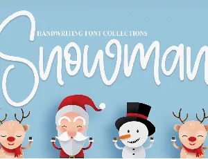 Snowman font