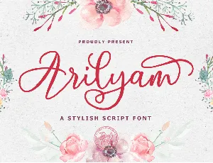 Arilyam Script font