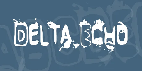 Delta Echo font