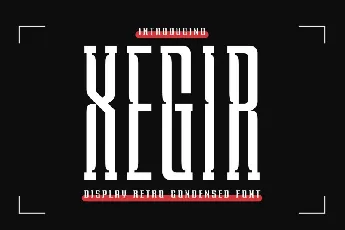 Xegir font