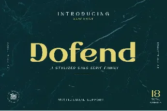 Dofend font