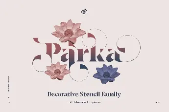 Parka font