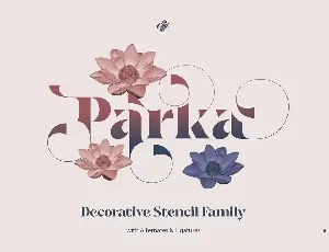 Parka font