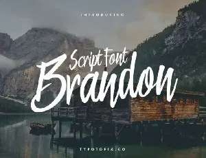 Brandon Script font