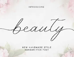 Beauty Script font