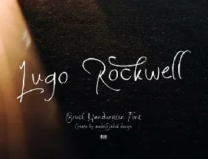 Lugo Rockwell font