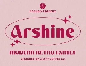 Arshine font