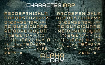 The Alpha Day font