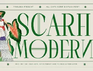 Scarfi Modern font