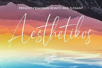 Aesthetikos font