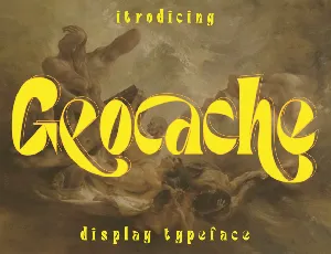 Geocache Elegant Demo font