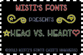 Head Versus Heart font