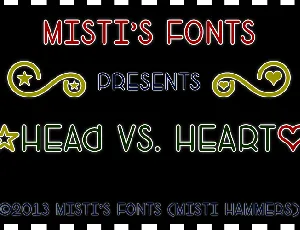 Head Versus Heart font