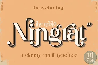 Ningrat font