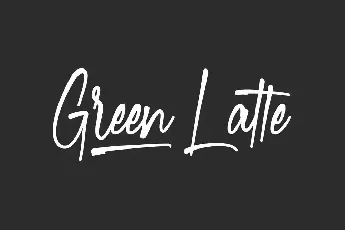 Green Latte font