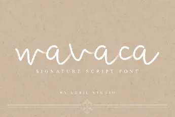 Wavaca Script font