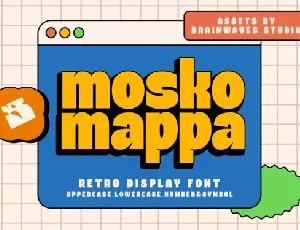 Mosko Mappa font