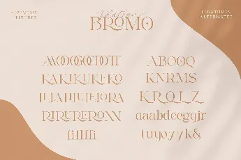 Bromo Plateau font