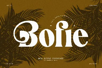 Bofie font